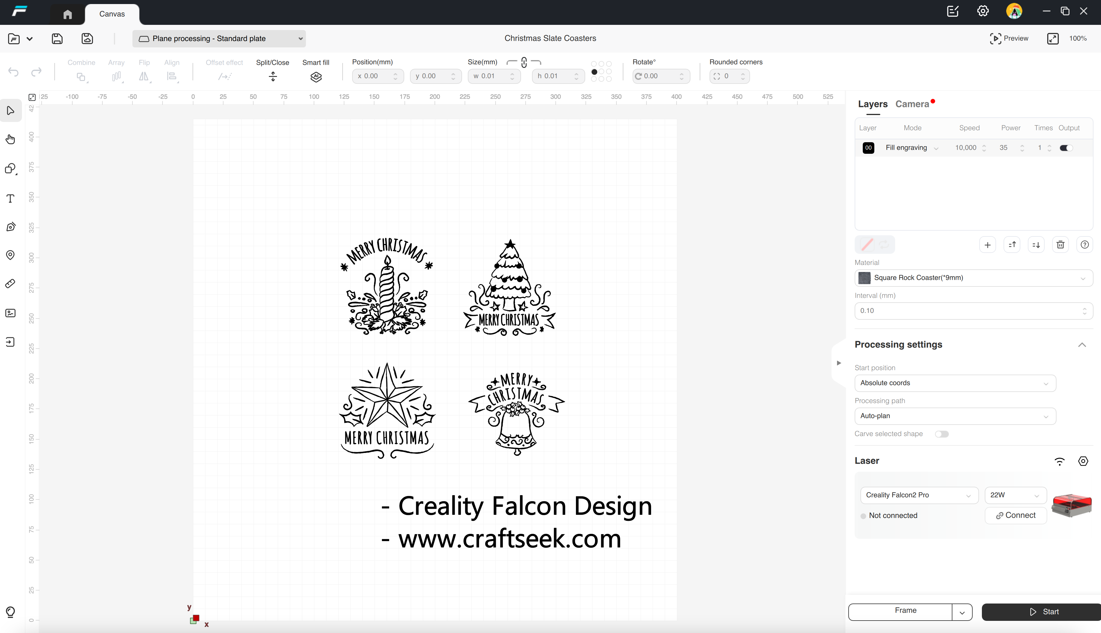 Software for Creality Falcon2 Pro 60W