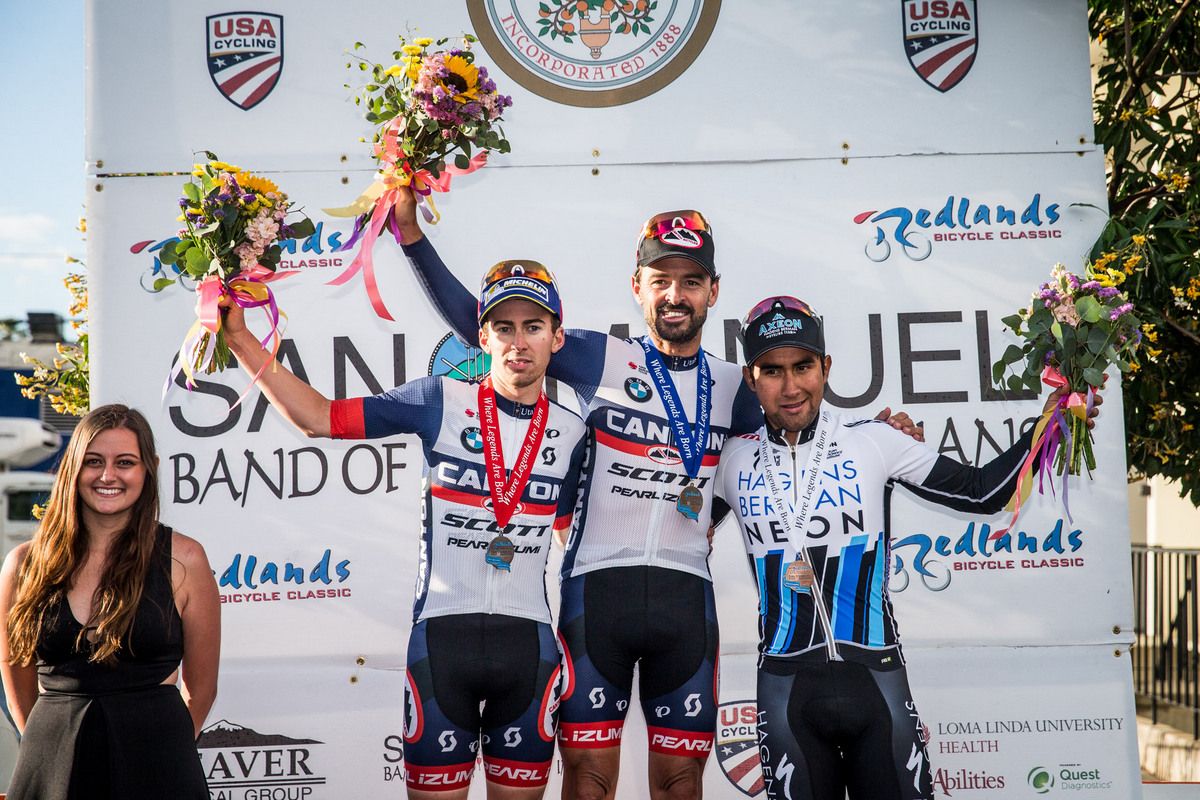 The top three on the final stage