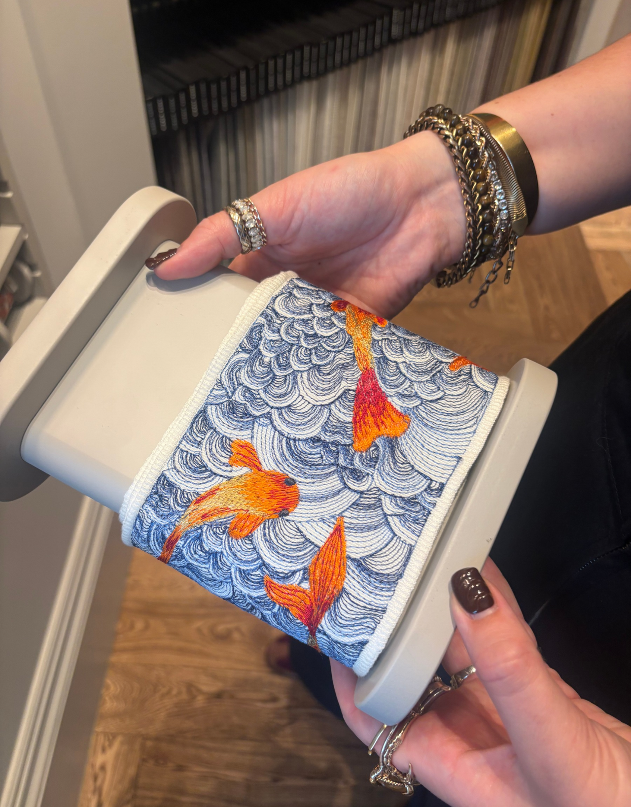 embroidered trim from Zimmer and Rohde