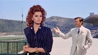 Sophia Loren y Marcello Mastroianni en Matrimonio al Estilo Italiano