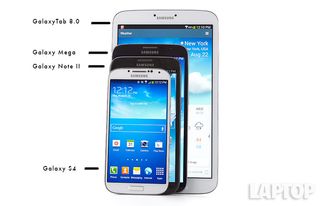 Samsung Galaxy Mega Size Comparison