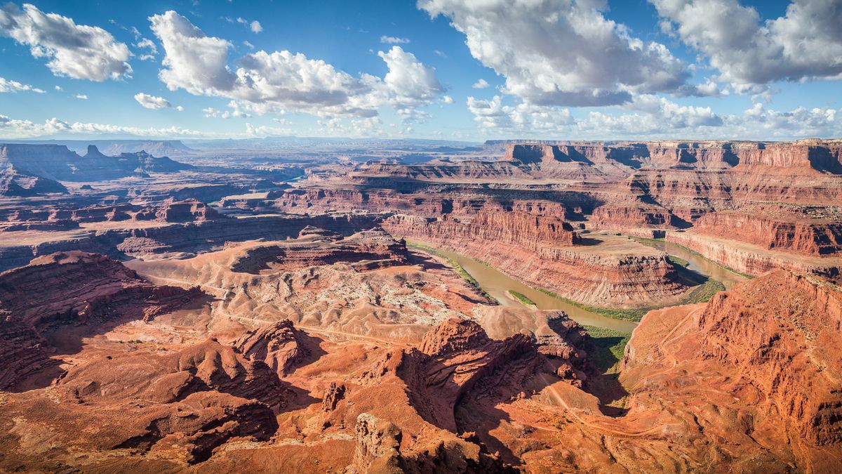 View of Canyonlands National Park in Moab Utah