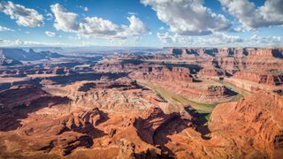 View of Canyonlands National Park in Moab Utah