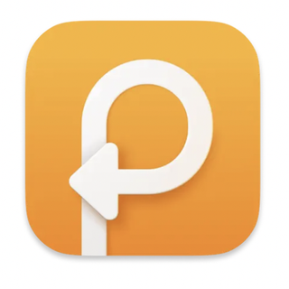 The Paste endless keyboard app logo from the Apple App Store.