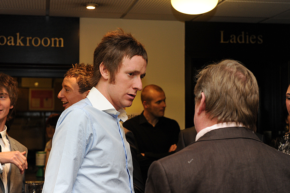 Bradley Wiggins, Dave Rayner Dinner 2010