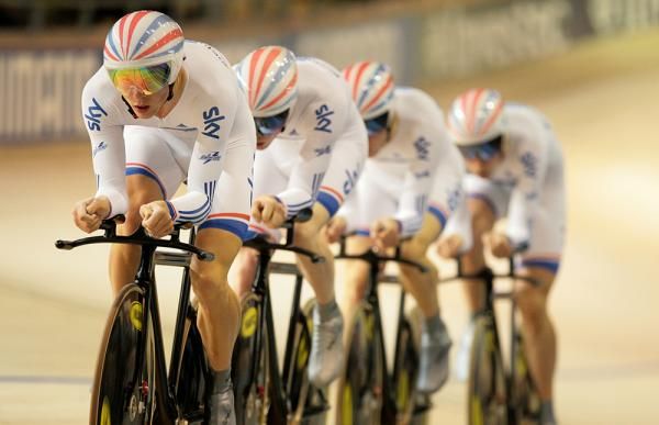 The British team were simply the fastest in the qualifying round of the men's 4,000m team pursuit