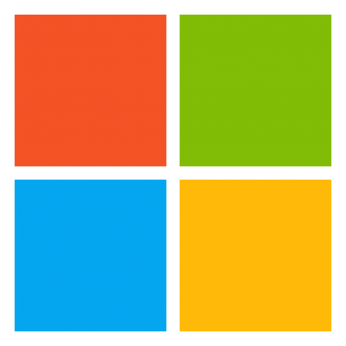 Microsoft-Logo, quadratisch, transparent