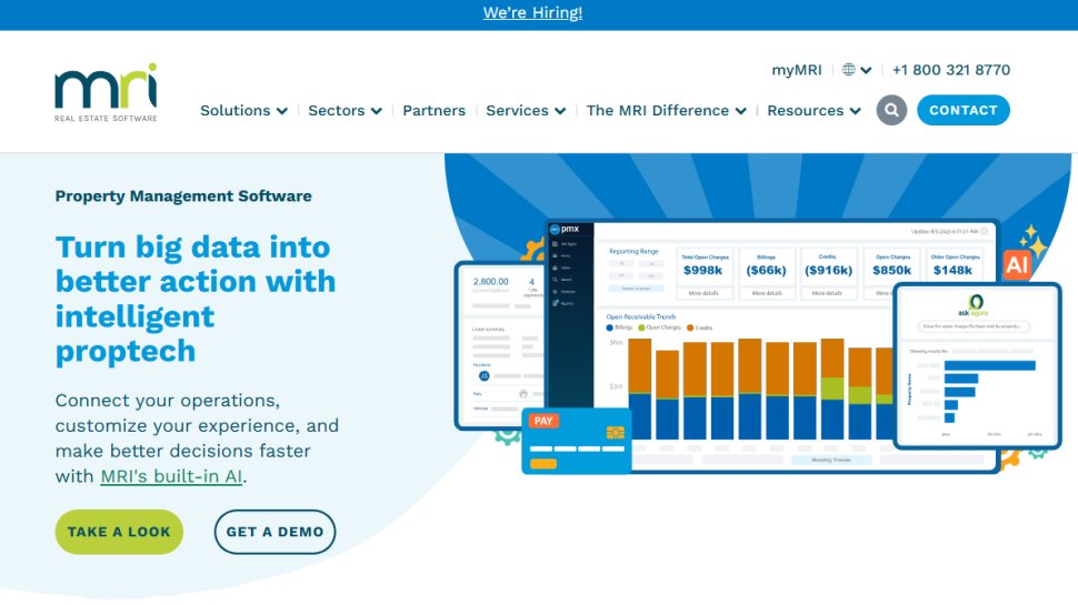 Website screenshot of MRI (February, 2026)