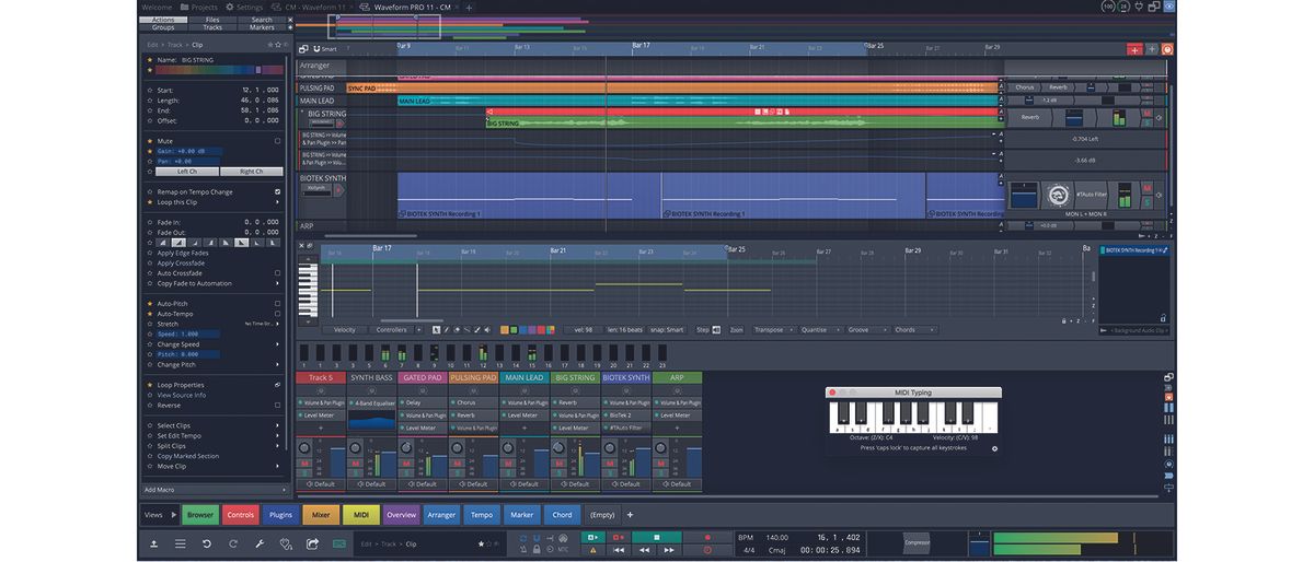 Tracktion Waveform Pro 11.5