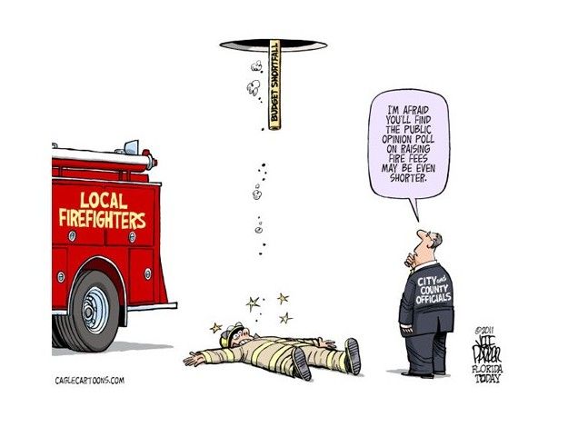 Firefighters&amp;#039; short end of the stick