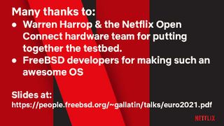 Serving Netflix Video at 400 Gb/s on FreeBSD