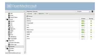 OpenMediaVault in use
