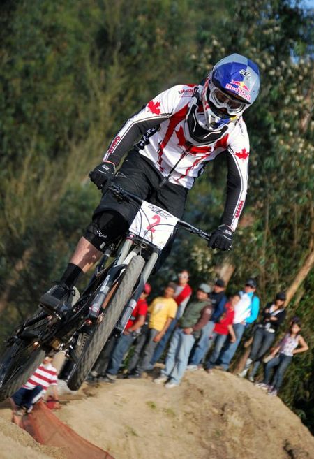 Canadian Steve Smith was in good form but fell just short of the podium.