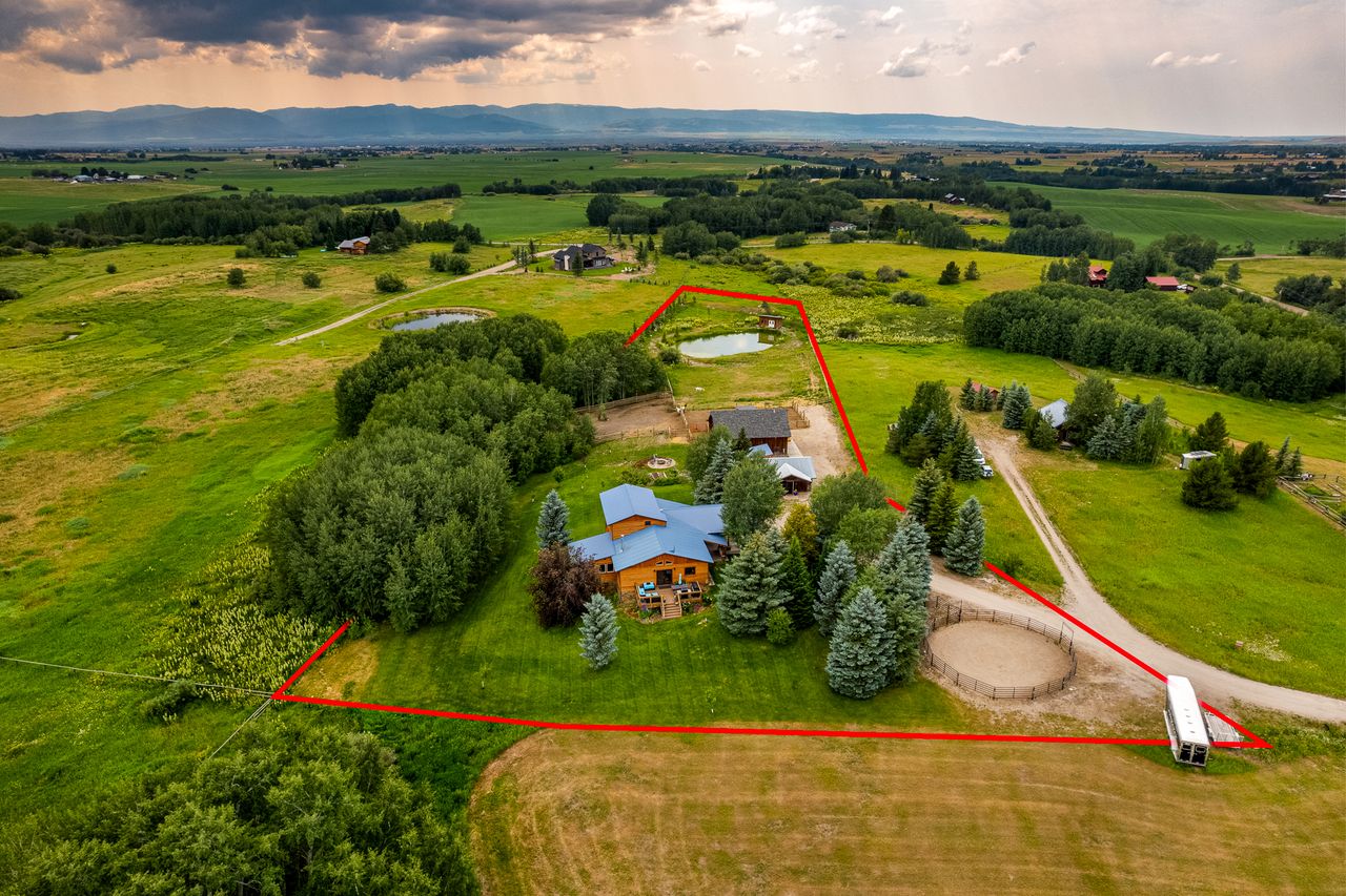 A home for sale in Wyoming.
