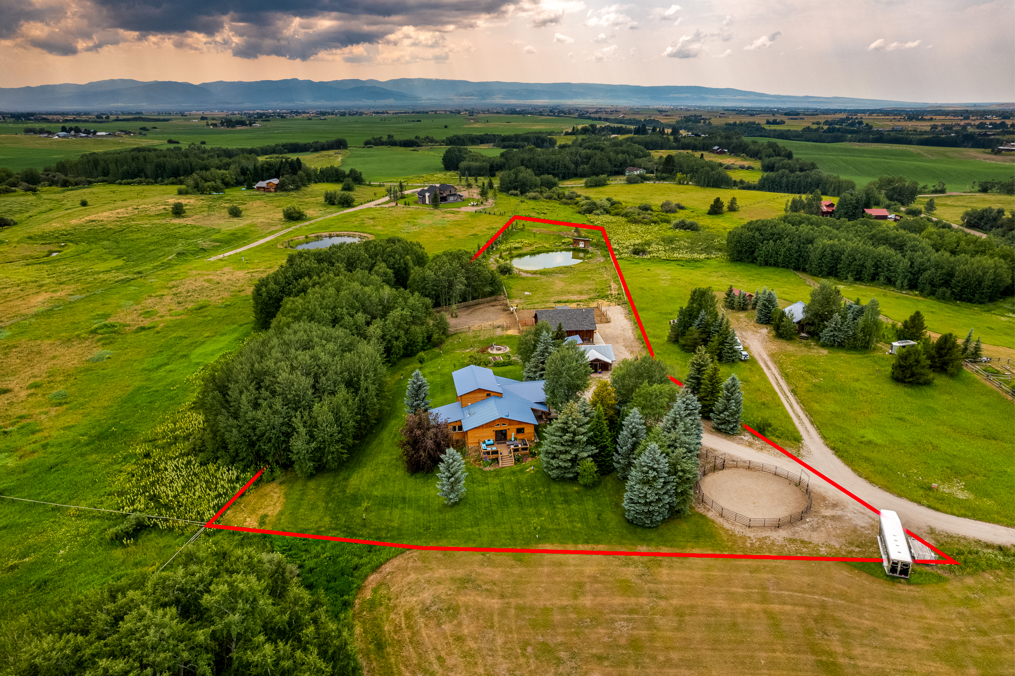 A home for sale in Wyoming.