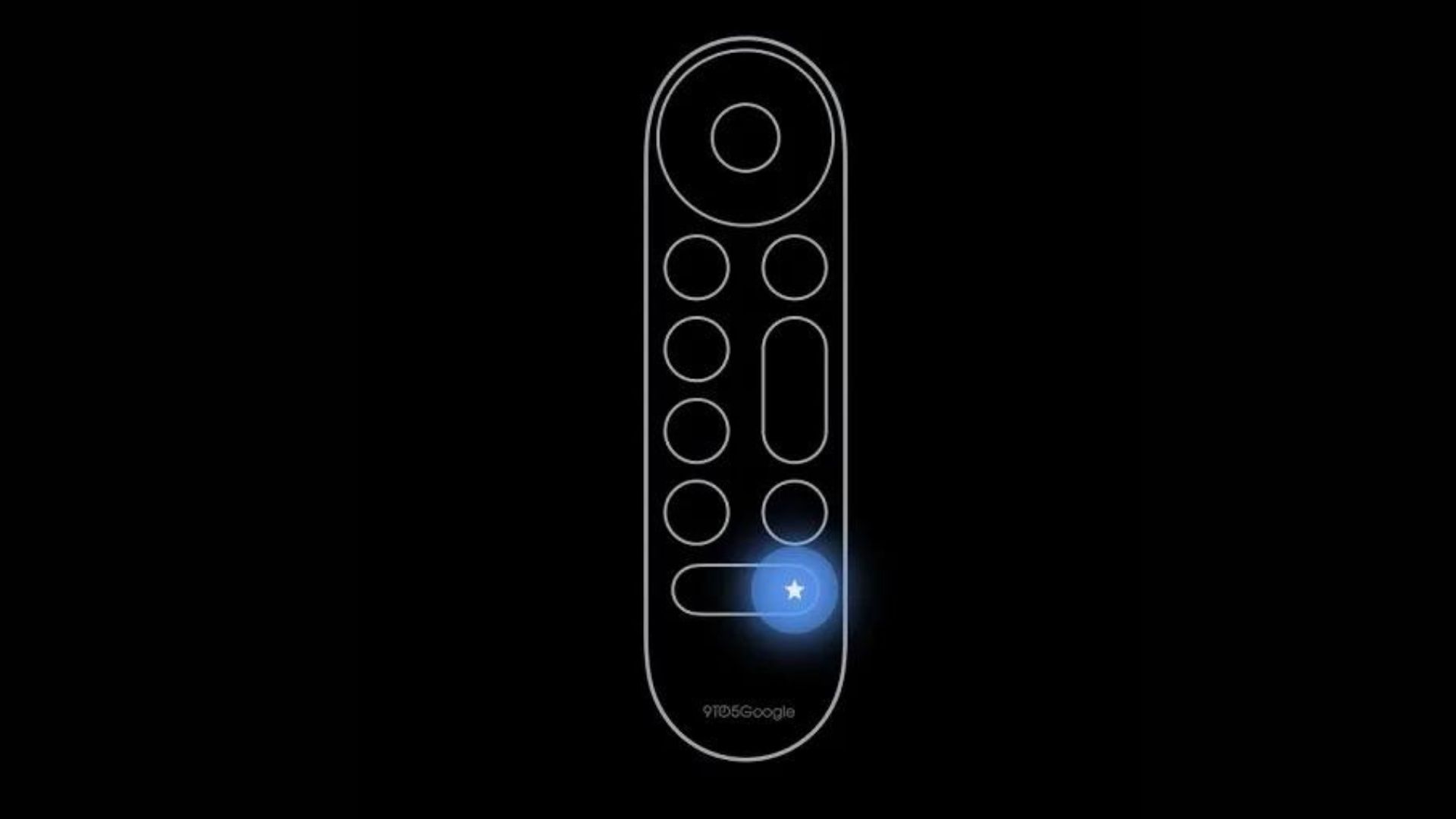 A leaked Google Chromecast remote design