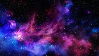 Gemini season 2022: Gas cloud of a nebula in deep outer space