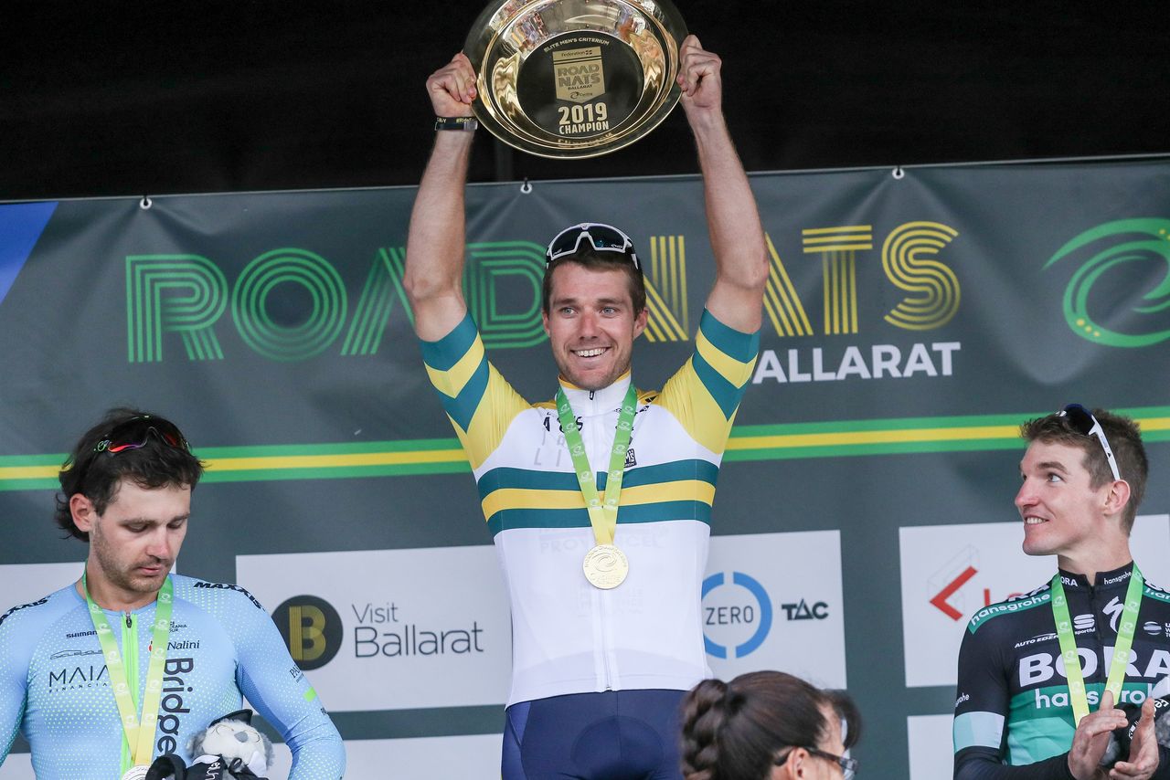 The new Australian criterium champion Brenton Jones