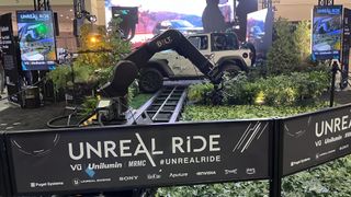 The Unreal Ride at InfoComm 2023.