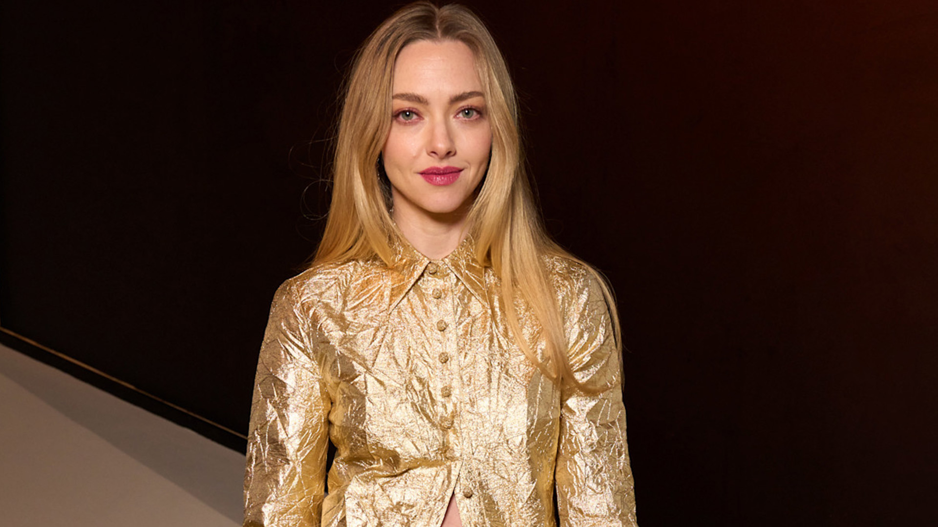 Amanda Seyfried attending a Tory Burch show.