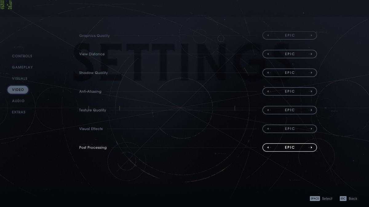 Star Wars Jedi Fallen Order performance, settings, and image quality