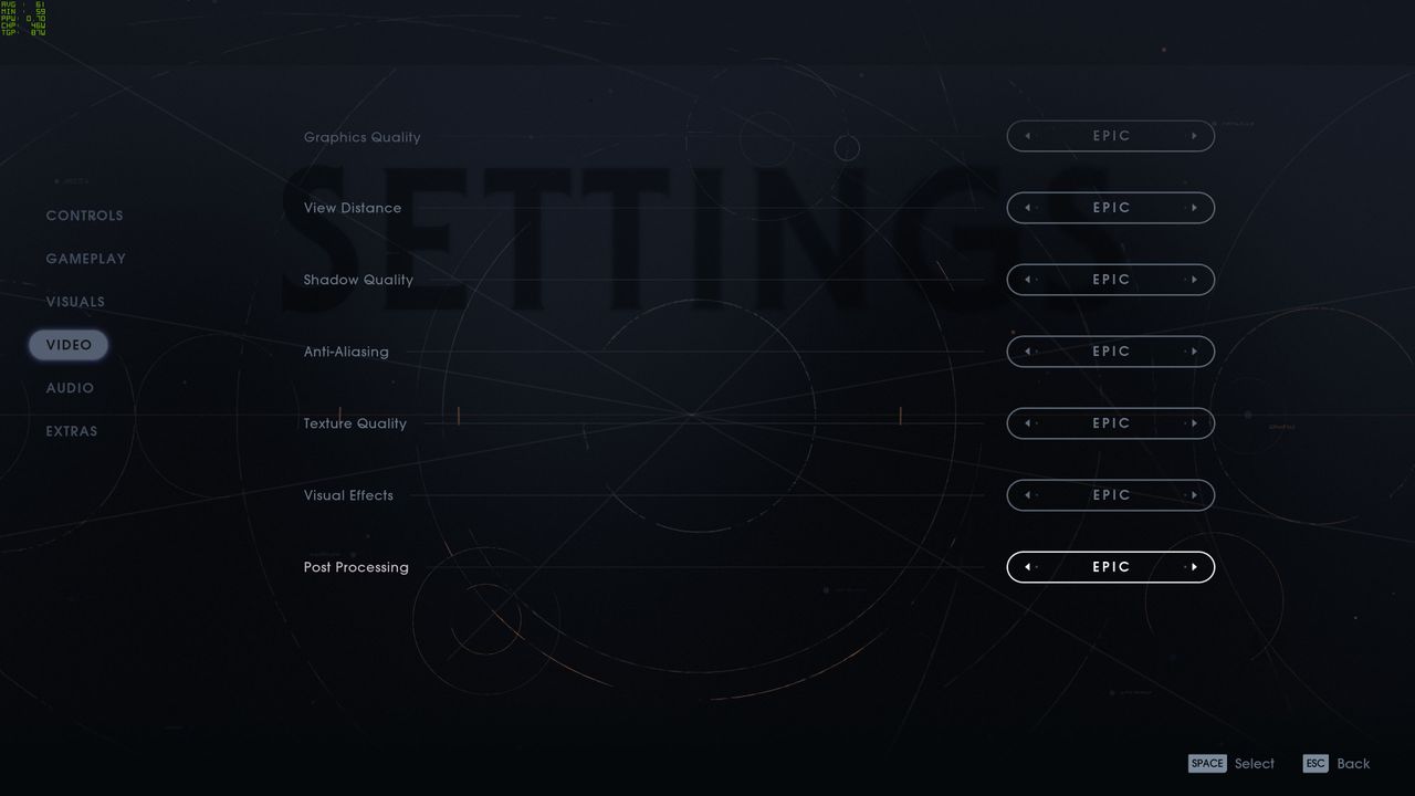 Star Wars Jedi Fallen Order performance, settings, and image quality