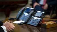 Phone on the Resolute Desk.