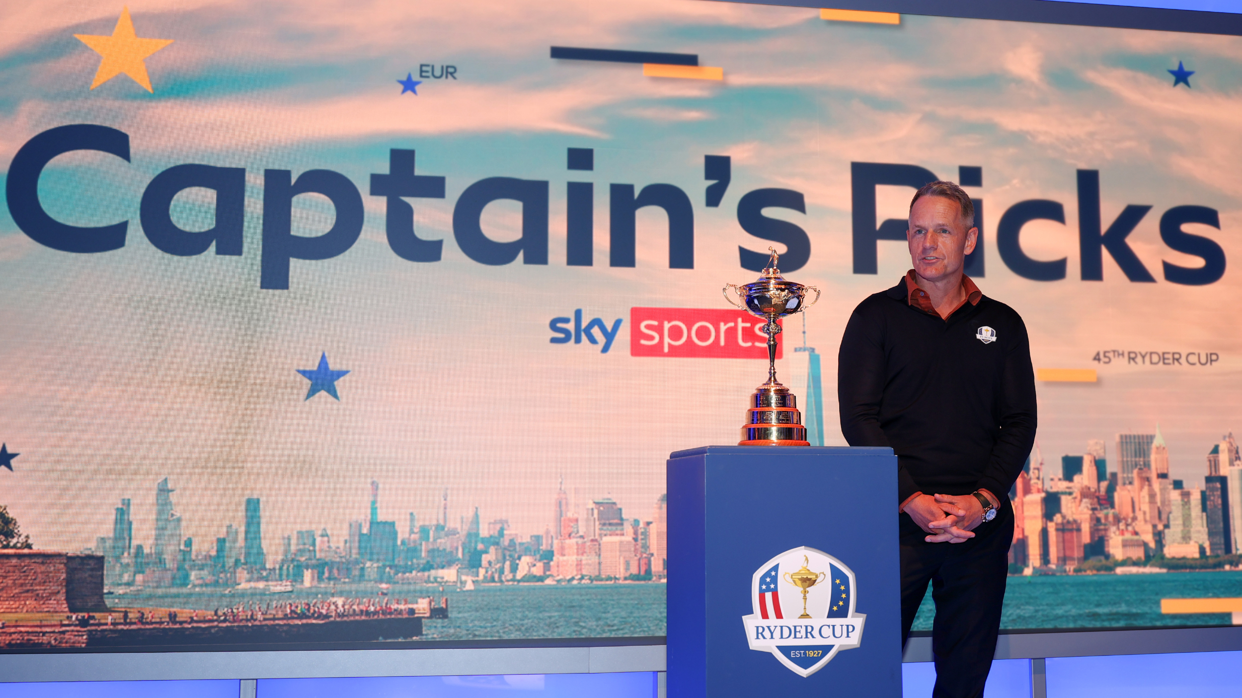 Luke Donald before his captain&#039;s picks for the Ryder Cup 
