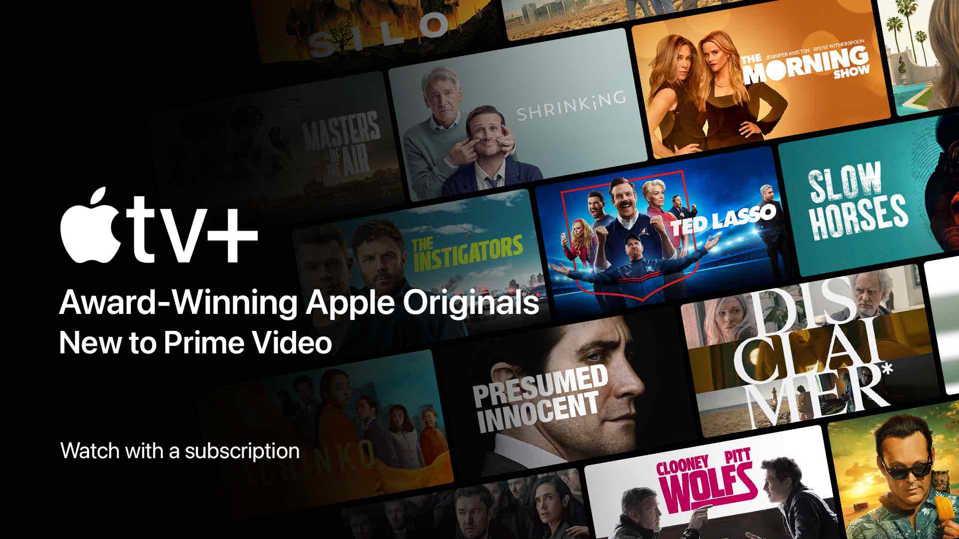 Apple TV Plus launching as an add-on subscription in Amazon Prime Video in October 2024.