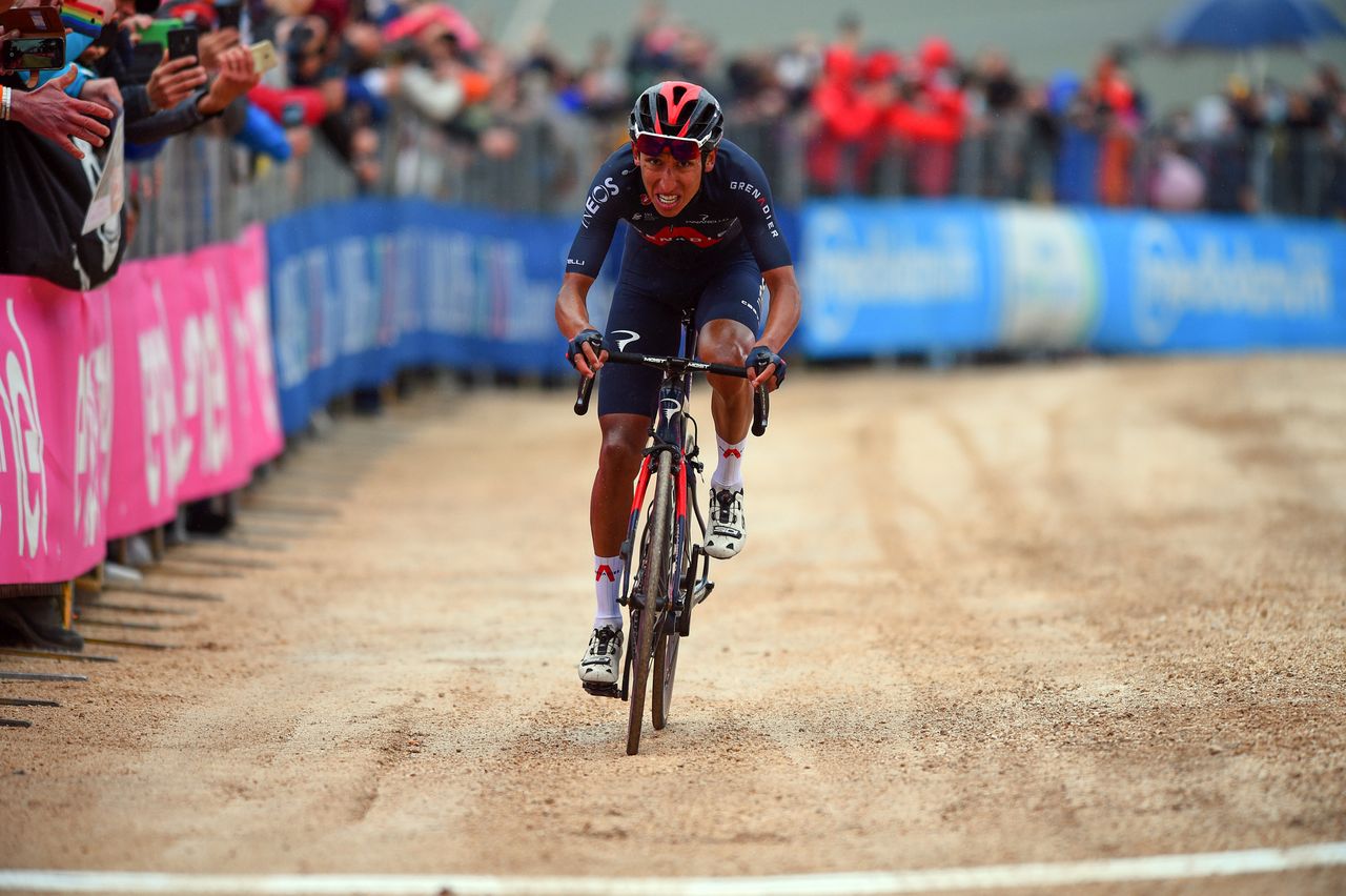 Giro d'Italia 2021 - 104th Edition - 9th stage Castel di Sangro - Campo Felice (Rocca di Cambio) 158 km - 16/05/2021 - Egan Bernal (COL - Ineos Grenadiers) - photo Dario Belingheri/BettiniPhoto&Acirc;&copy;2021
