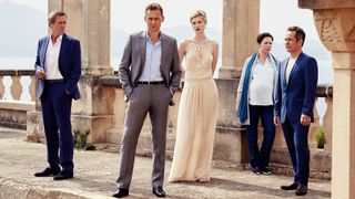 A group shot of the main cast in The Night Manager