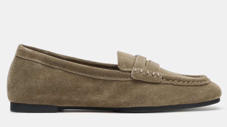 Zara, Split Leather Loafers