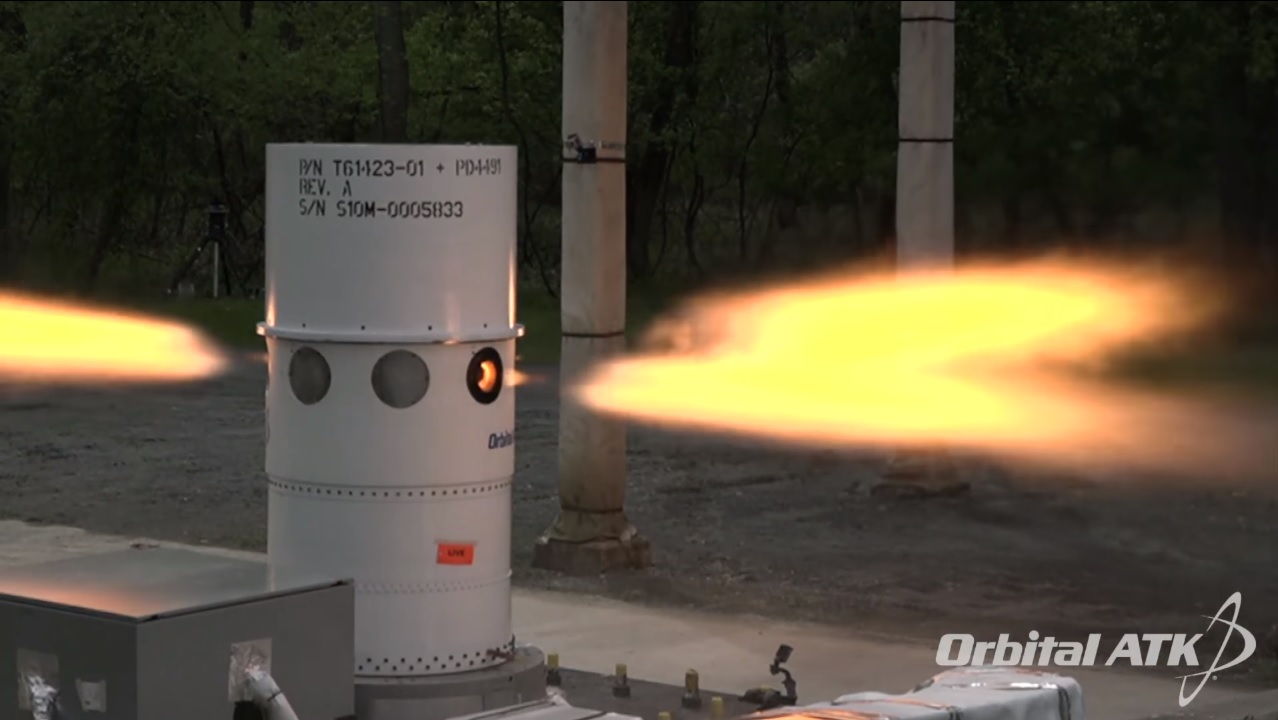 Orion abort system motor test