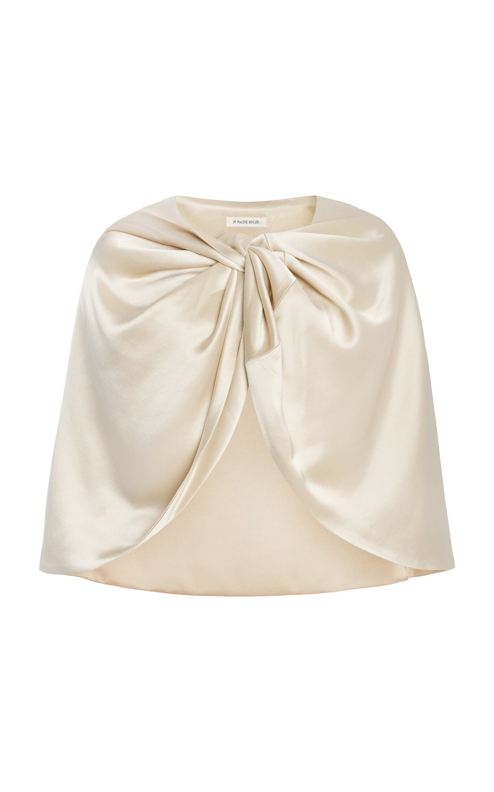 Pinlos Twisted Satin Cape