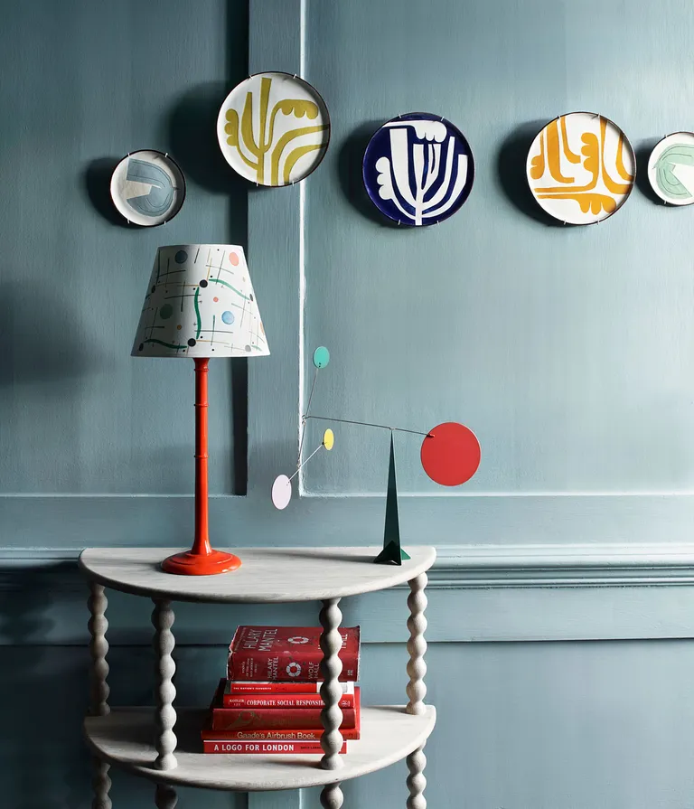 Displaying china as a home office design tip