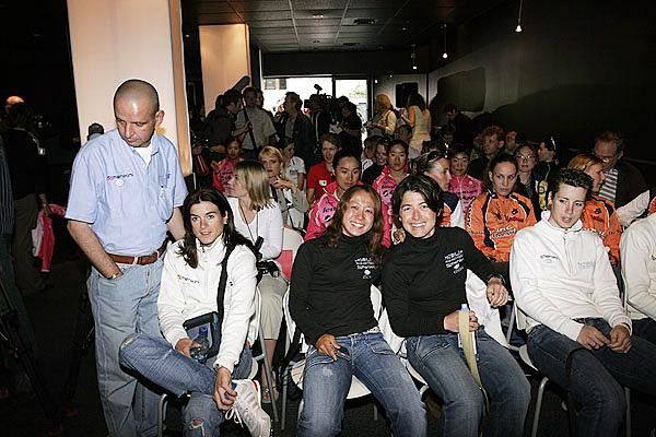 Riders wait