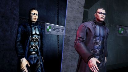 A screenshot compares Deus Ex 2000 to the upcoming remaster