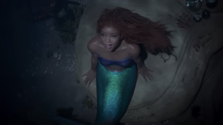 Halle Bailey as Ariel singing Part of Your World in 2023 live-action The Little Mermaid trailer