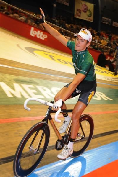 German rider Leif Lampater ended the first night as the overall leader.