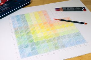 Colour chart: an almost complete colour chart