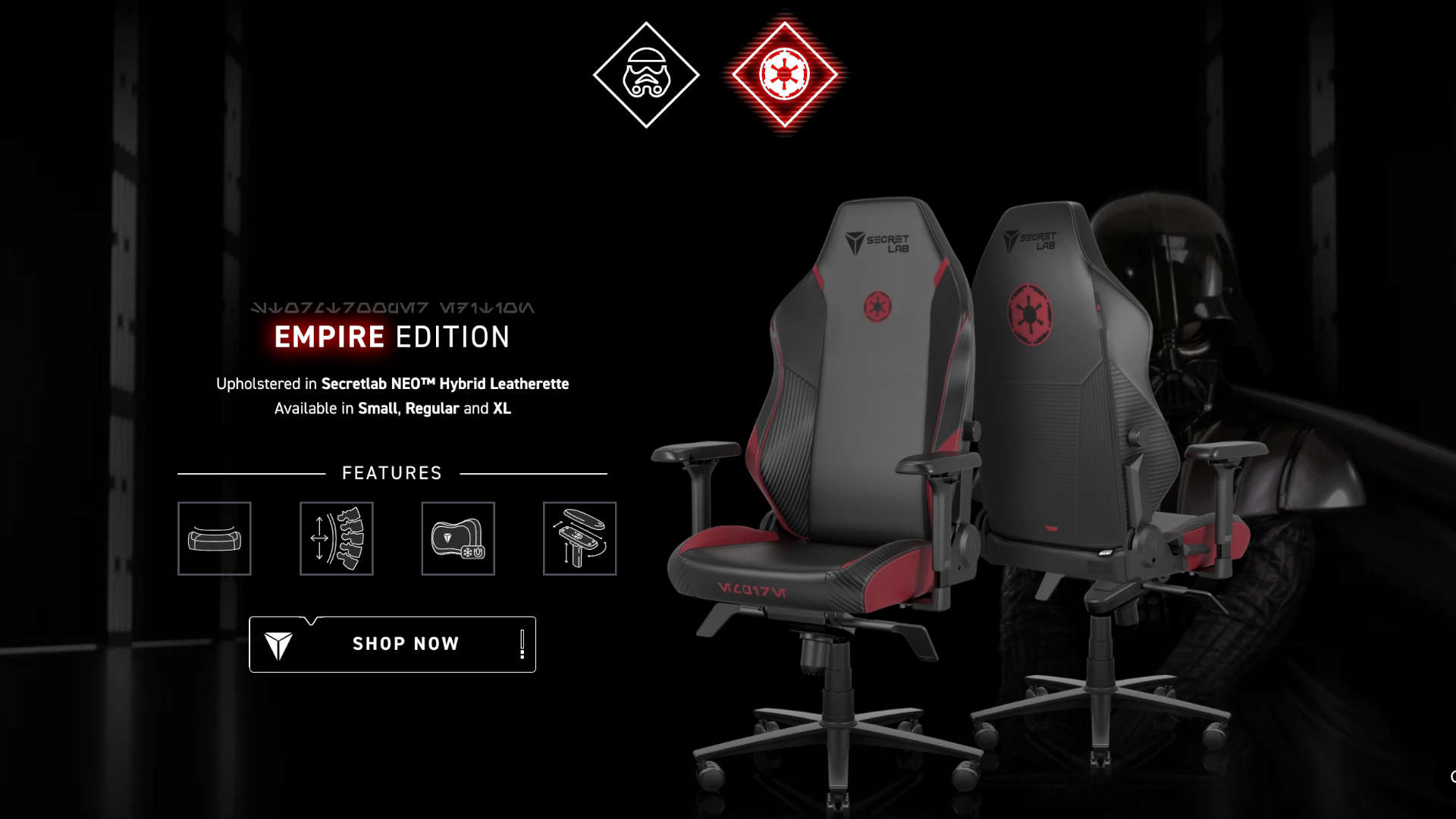 Secretlab Titan Evo Star Wars themed