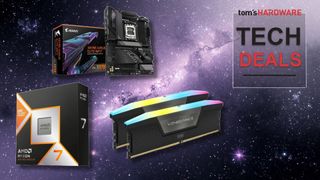 Newegg combo deal with AMD Ryzen 7 9800X3D, Gigabyte Aorus Elite Wifi 7 Motherboard, and Corsair Vengeance DDR5-6400 32GB RAM