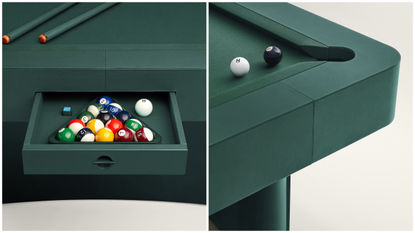 Hermès green pool table