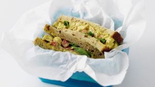 High tempo sarnie, coronation chicken