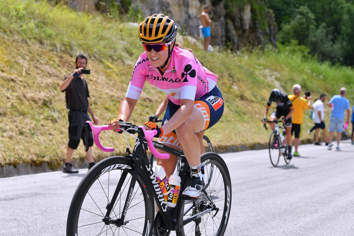 Karol-Ann Canuel fighting to save the pink jersey