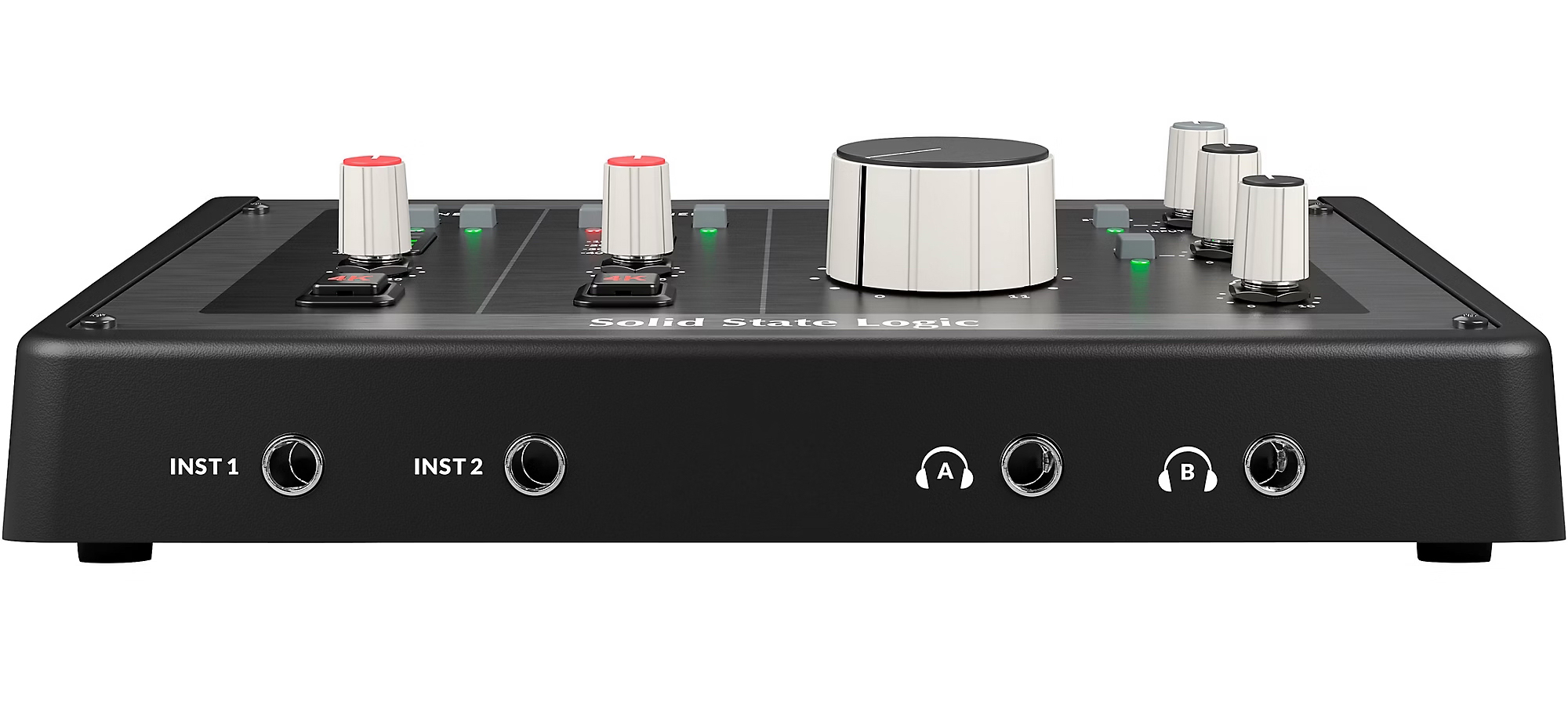 A photo of the SSL 2+ MKII digital audio interface