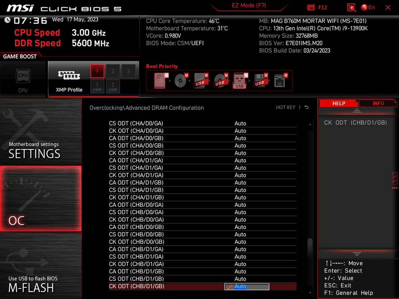 MSI MAG B760M Mortar Wi-Fi