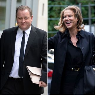 Mike Ashley and Amanda Staveley