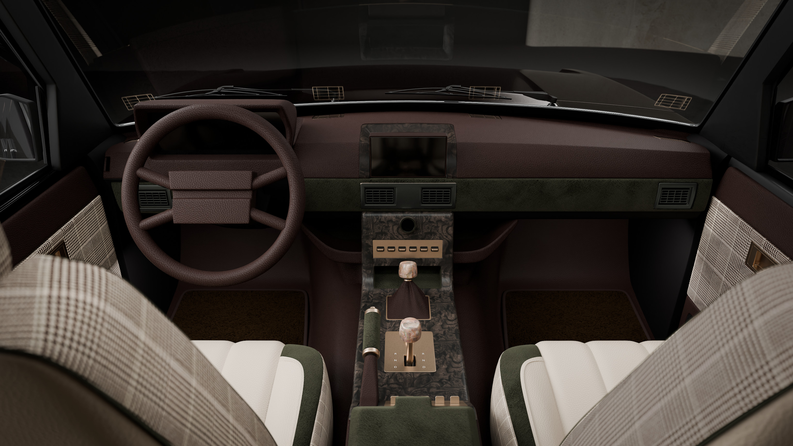 A typical bespoke configuration for the Range Rover Classic