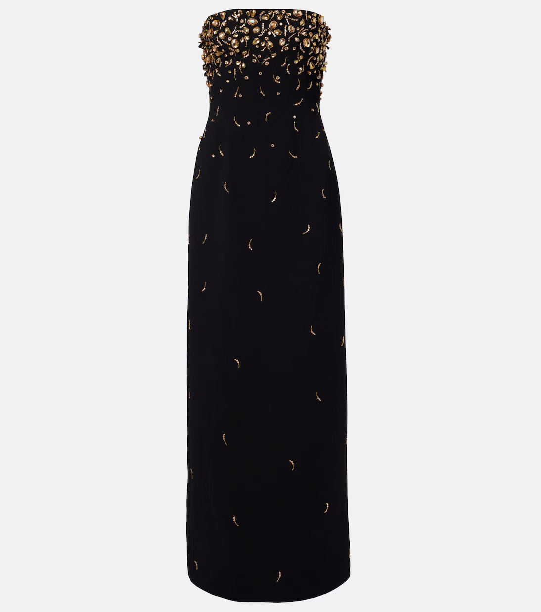 Simkhai, Reign Embellished Cr&amp;ecirc;pe Bustier Gown